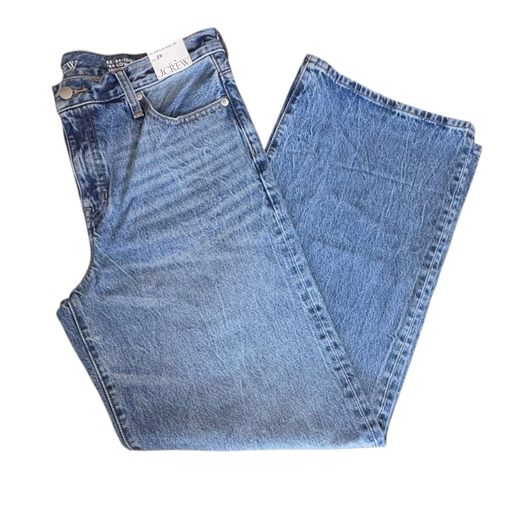 J Crew ‘84 Lower Rise Wide Leg Jean in Effie Wash | 29 NWT - Picture 3 of 13
